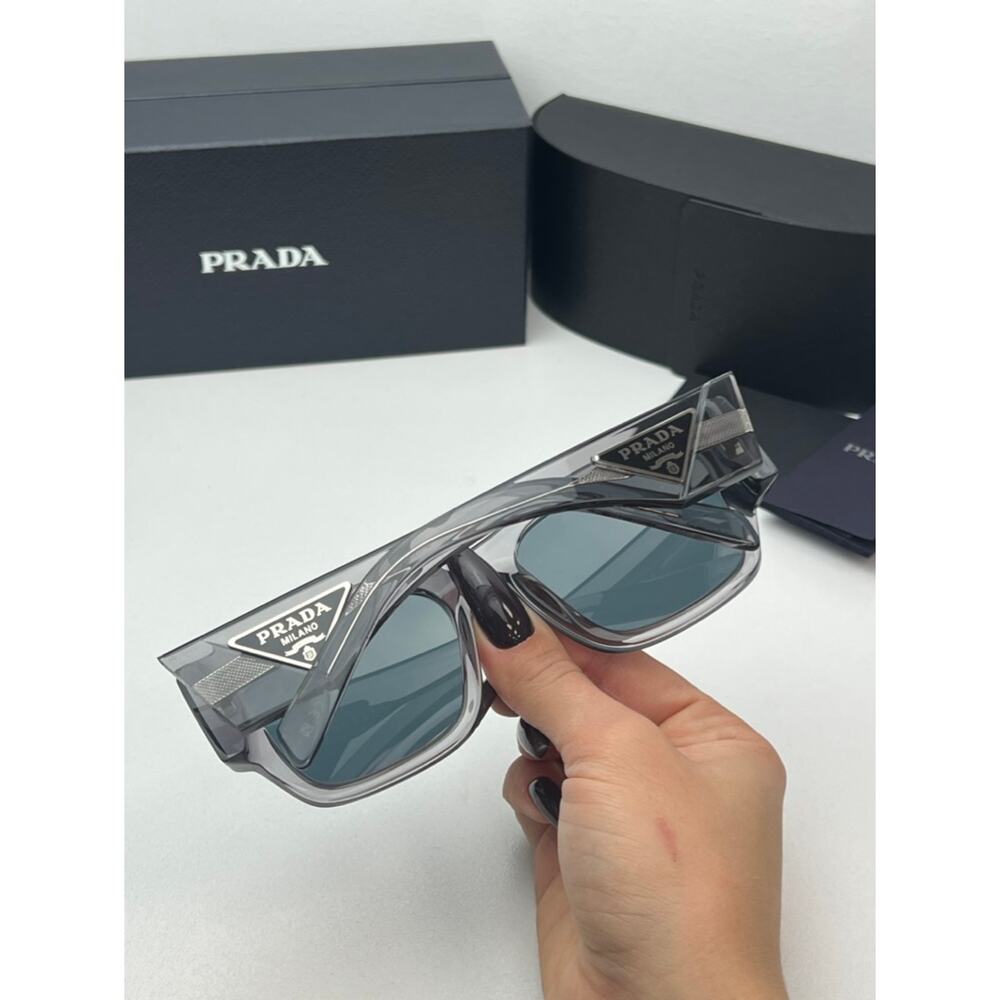 NEW Prada PR10ZS Asphalt Grey Sunglasses Unisex $563 - Picture 7 of 7